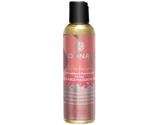 Dona by Jo Let Me Kiss You Aphrodisiac and Pheromone Infused Kissable Massage Oil