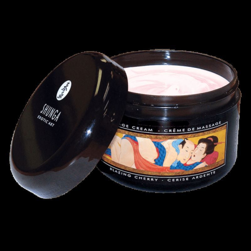 Shunga Soft Moves Raspberry Massage Cream
